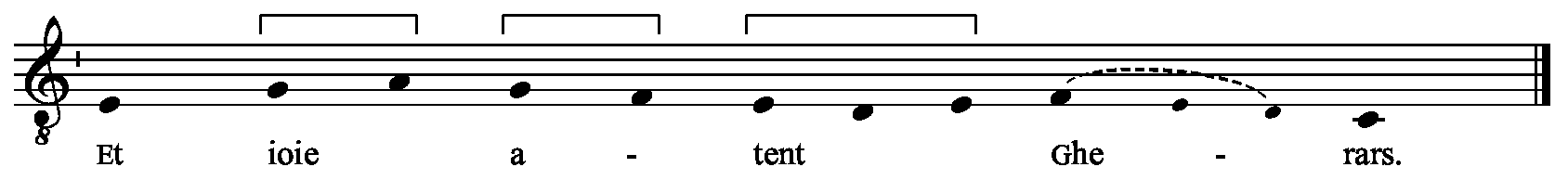 Refrain musical notation